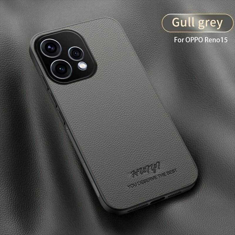 Чехол для OPPO Reno15 5G / Оппо Рено 15 5Г Высококачественная кожа антиударный чехол