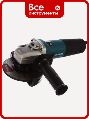 Изображение товара Угловая шлифовальная машина Makita 9565CVR с плавным пуском, защитой от случайного пуска и поддержанием оборотов