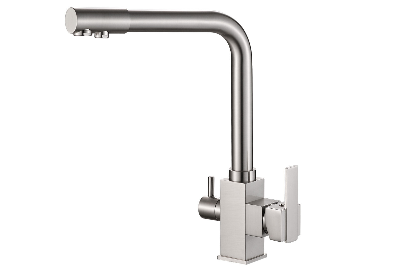 Смеситель для кухни с подключением фильтра Steel Hammer SH 805 SATIN