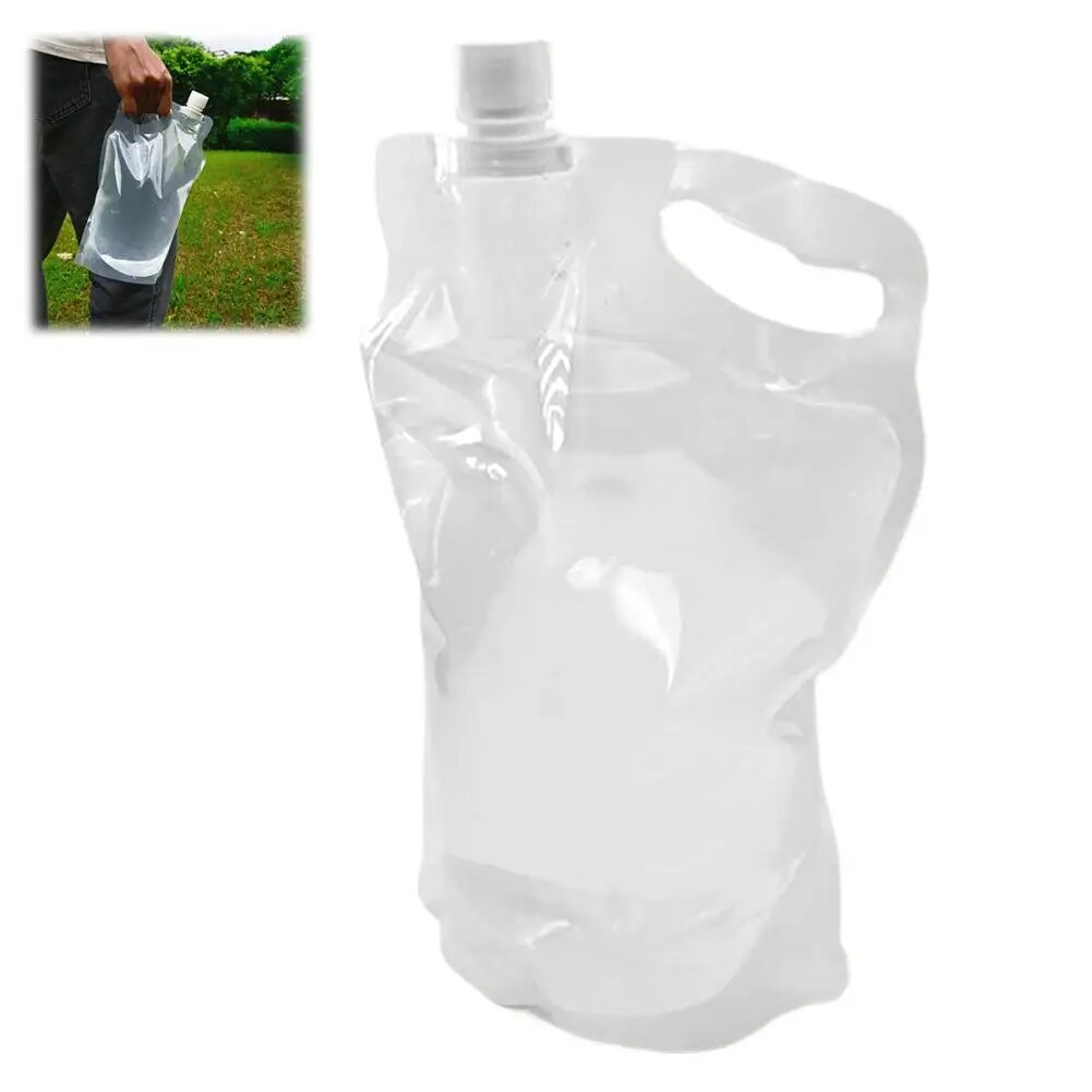 Складной контейнер для воды 2л, Цвет: 1PCS