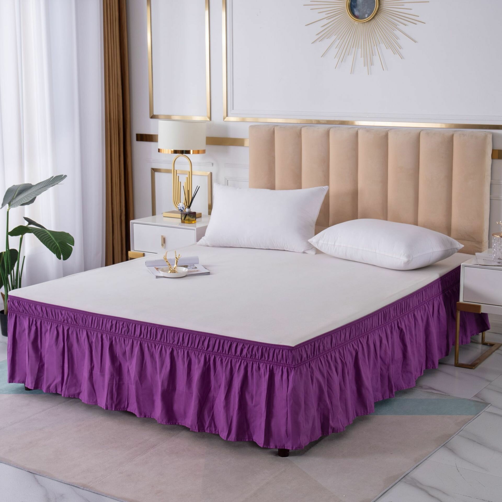 Подзор для кровати, Софт с размерами: 203 см х 198 см