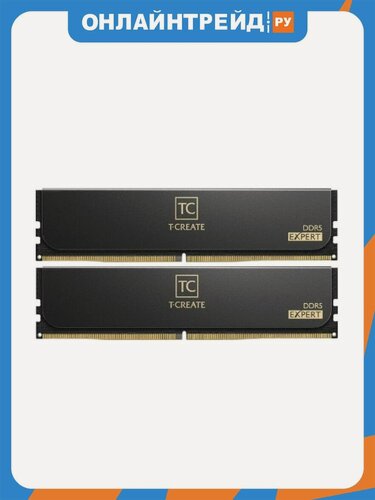 Изображение товара Оперативная память Teamgroup Team Group DDR5 32GB (2x16GB) 6000MHz pc-48000 T-Create Expert CL38 1.25V Black (CTCED532G6000HC38ADC01)