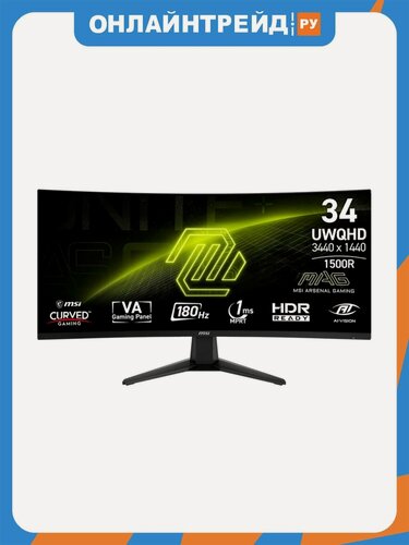 Изображение товара Монитор Msi MAG 346CQ 34" Black (9S6-3DD71M-016)