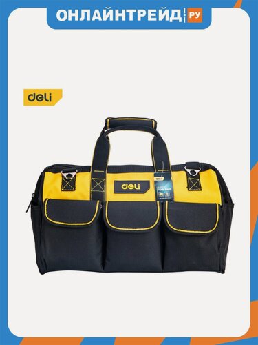 Изображение товара Сумка для инструментов Deli Tools DL430117 400 x 200 x 270мм, ткань Оксфорд