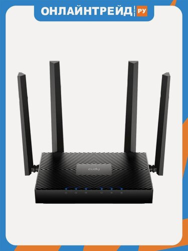 Изображение товара Wi-Fi роутер Cudy WR3000E черный (WR3000E V2)