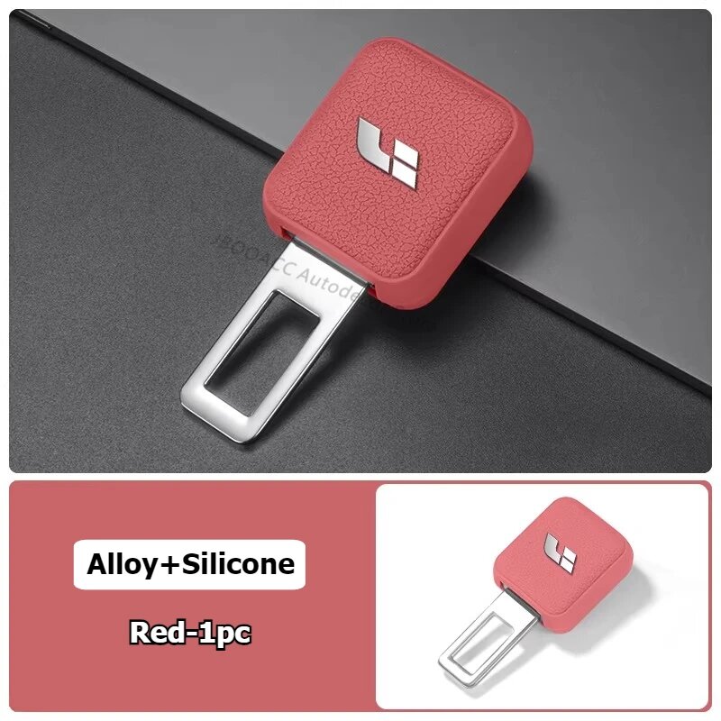 Силиконовый удлинитель ремня безопасности Red-1pc для Li L6 L7 L8 L9