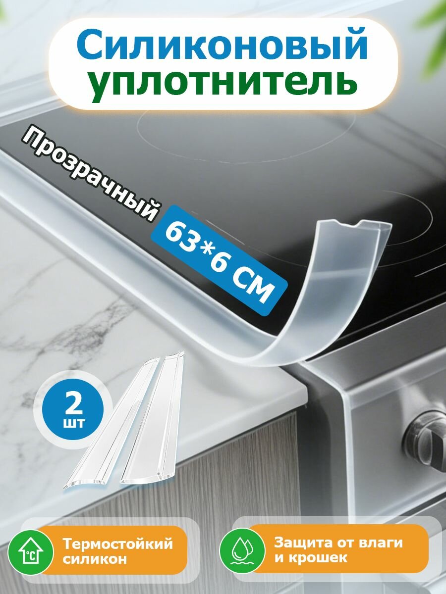 Защитный экран от брызг на плиту, 6.3 см, 2 шт
