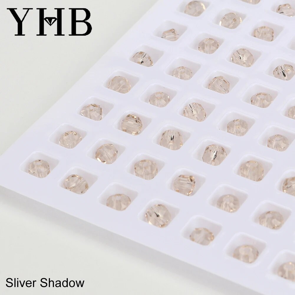 Бусины YHB B5127, цвет 23 Sliver Shadow