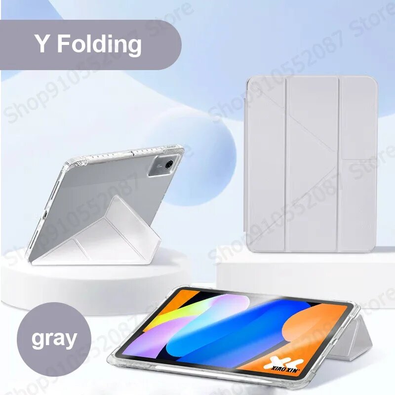 Чехол-книжка для планшета Y Folding, серый