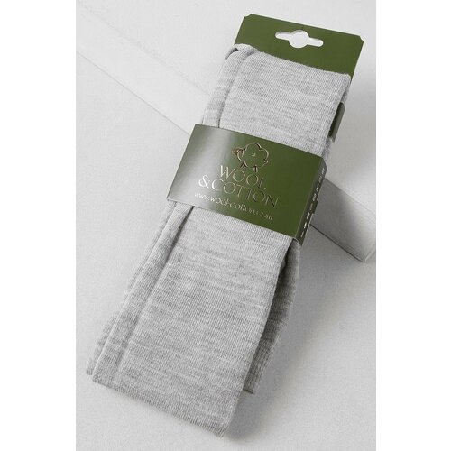 фото Колготки wool&cotton, размер 110-116, серый