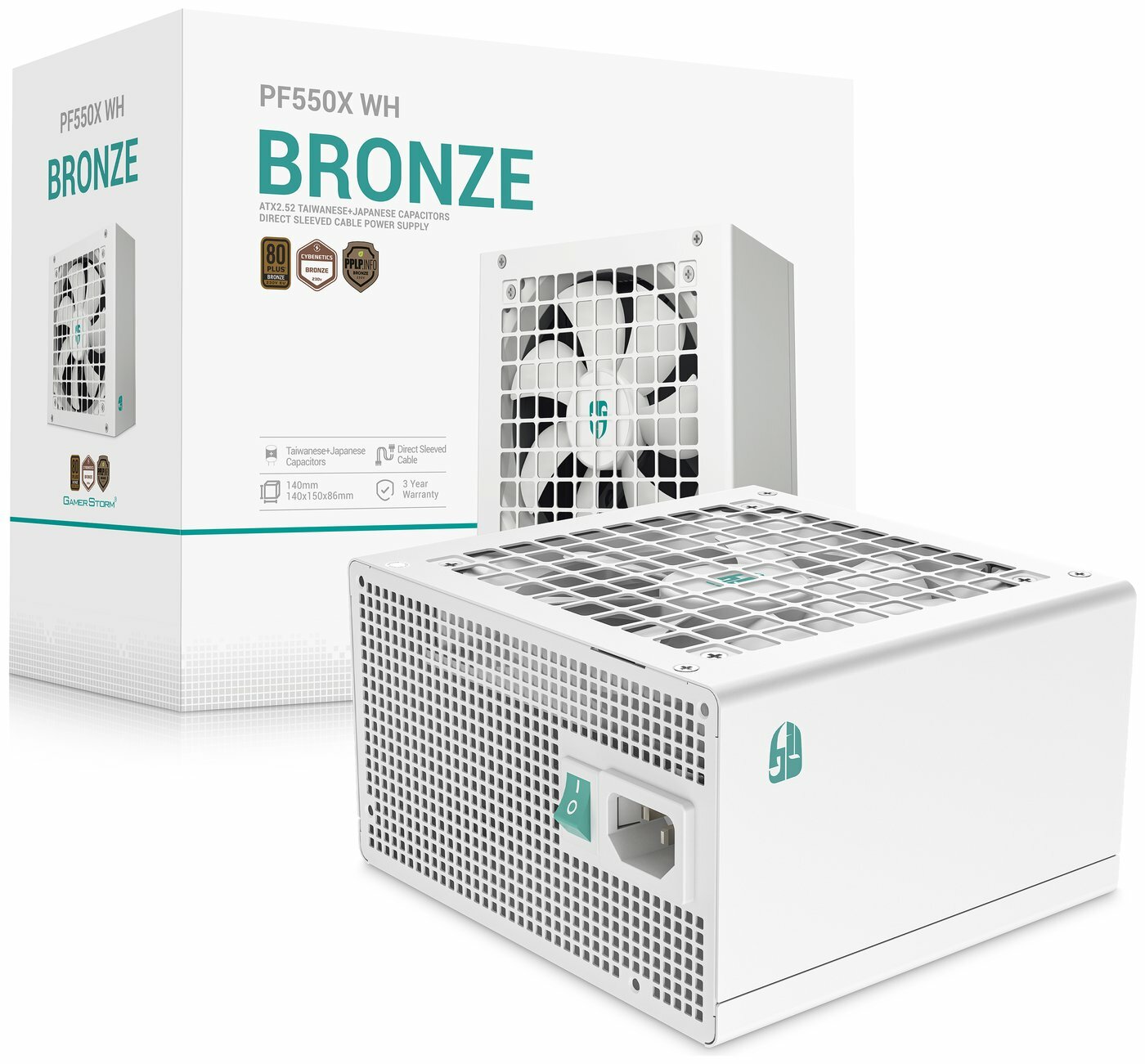 Блок питания Deepcool GAMERSTORM PF550X WH BRONZE