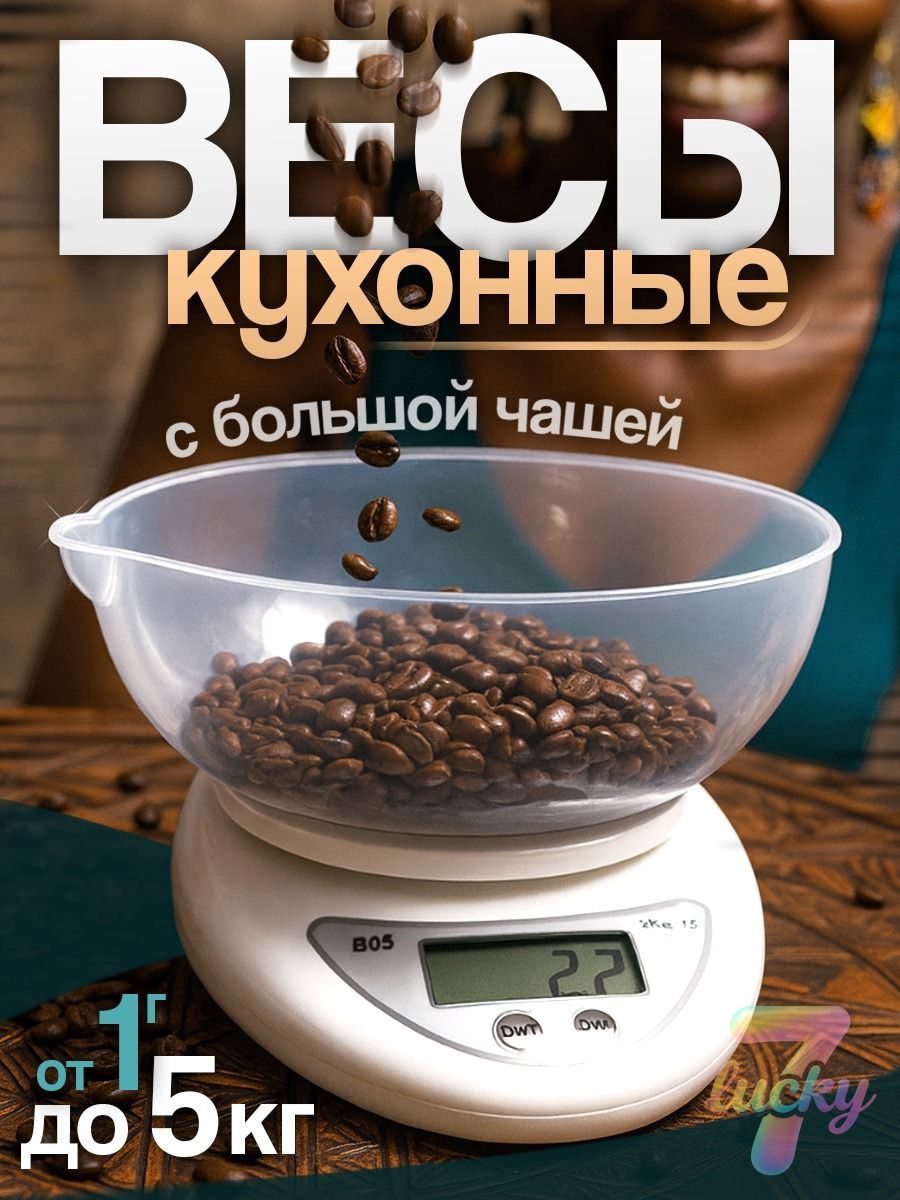Электронные кухонные весы, прозрачный