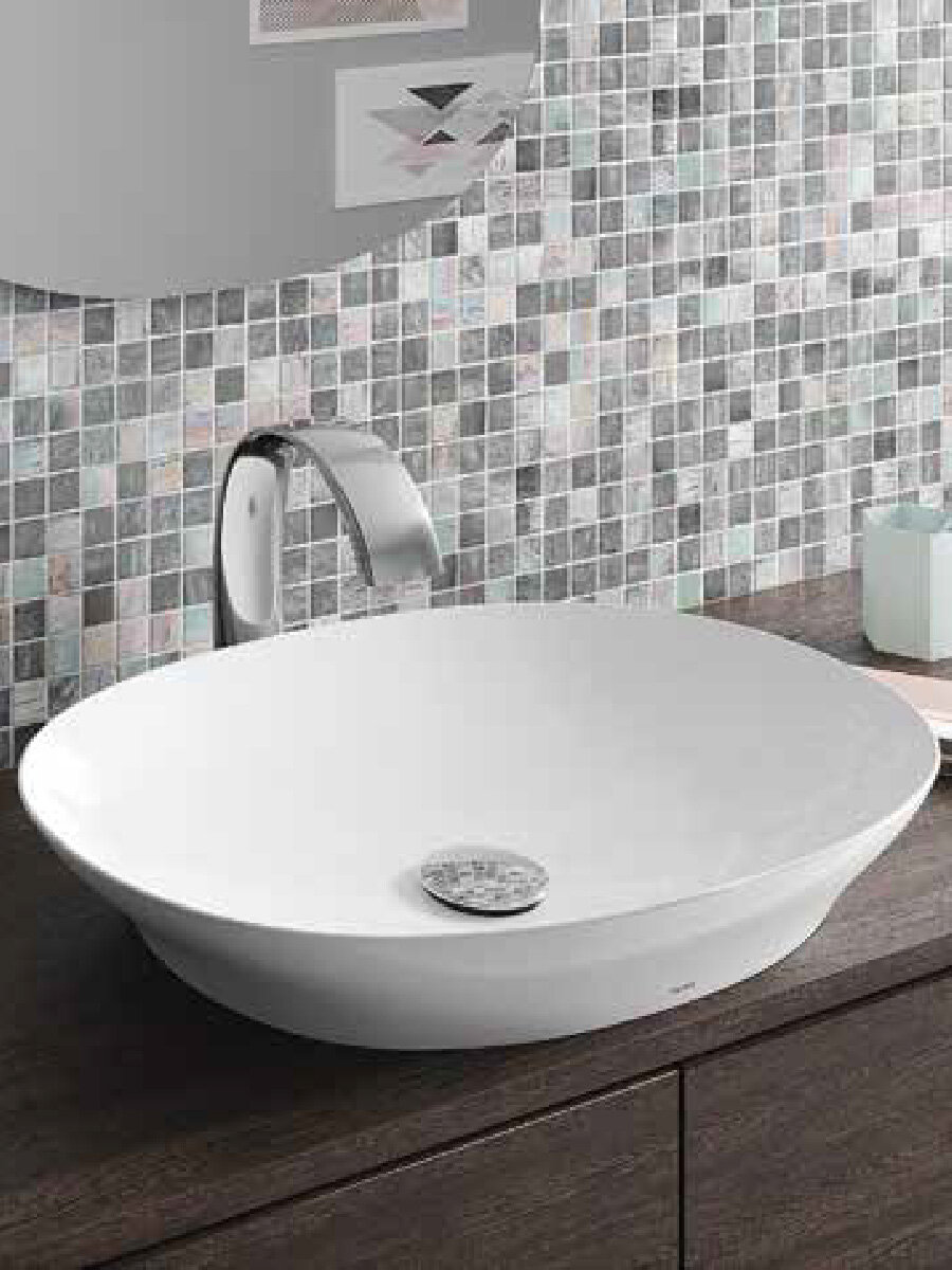 Раковина NEOREST TOTO TL L4706E#XW, полувстраиваемая, 60x42 см, без перелива, белая глянцевая