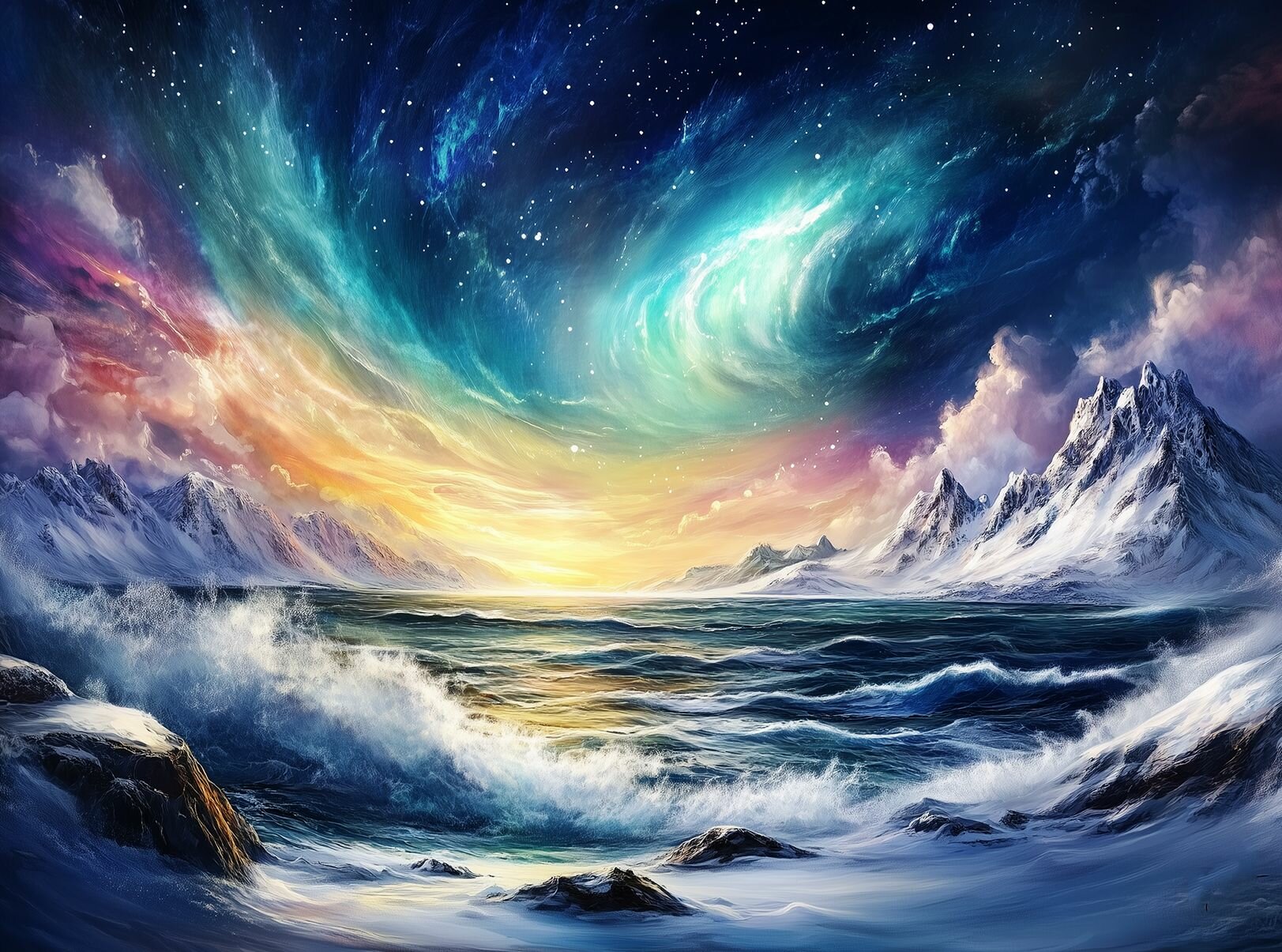 Пазл Алма мини 150 деталей. Сияние Севера — фото 1