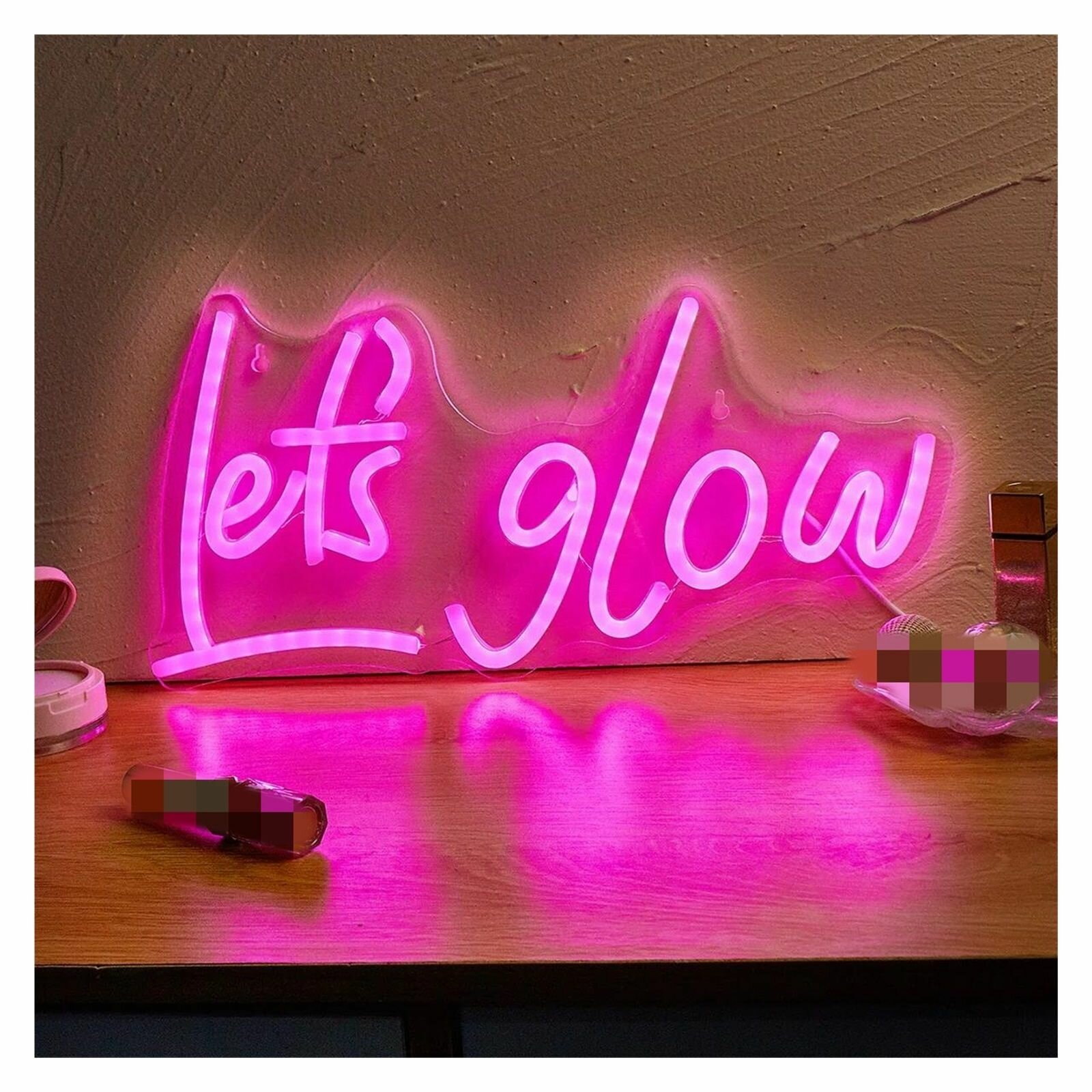 Let's Glow Неоновая Декоративная Лампа 36,5смх17,8см