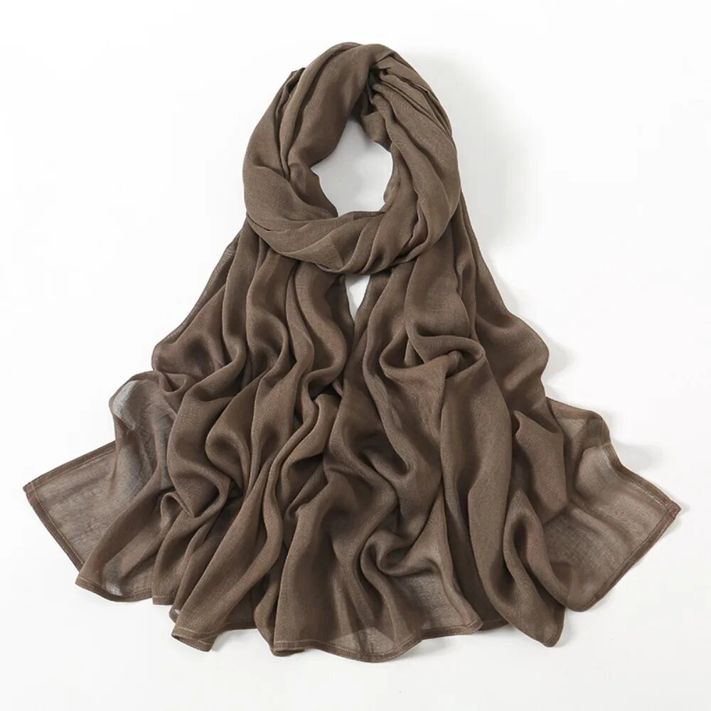 Искусственные хлопковые хиджабы 190x85 см для женщин