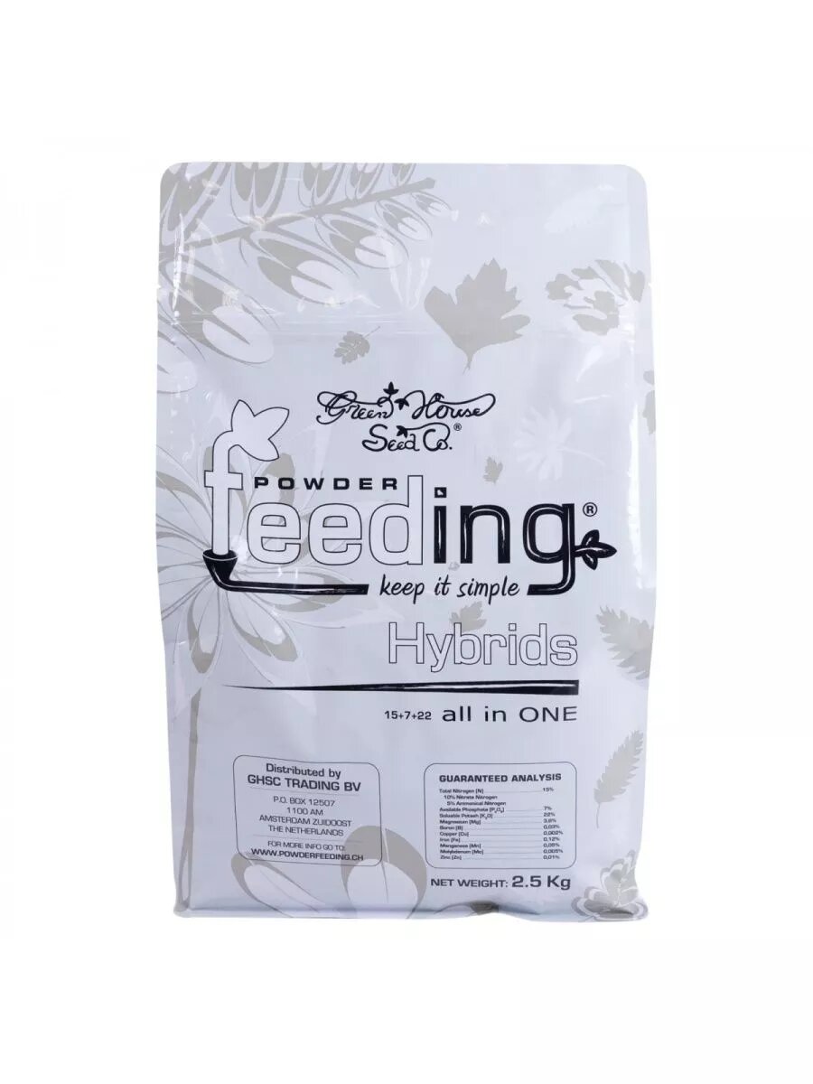 Удобрение Powder Feeding Hybrids 2,5кг для роста и развития