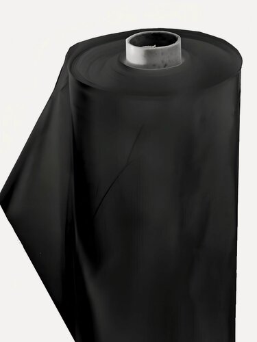 Изображение товара Пленка укрывная 130 мкм, Эластичная, рукав, 1.5х100 м, ТУ, 21 кг, черная