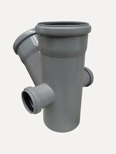 Изображение товара Крестовина канализационная двухплоскостная, 110х110х50 мм, 45 °, левый+правая, РосТурПласт, 36532