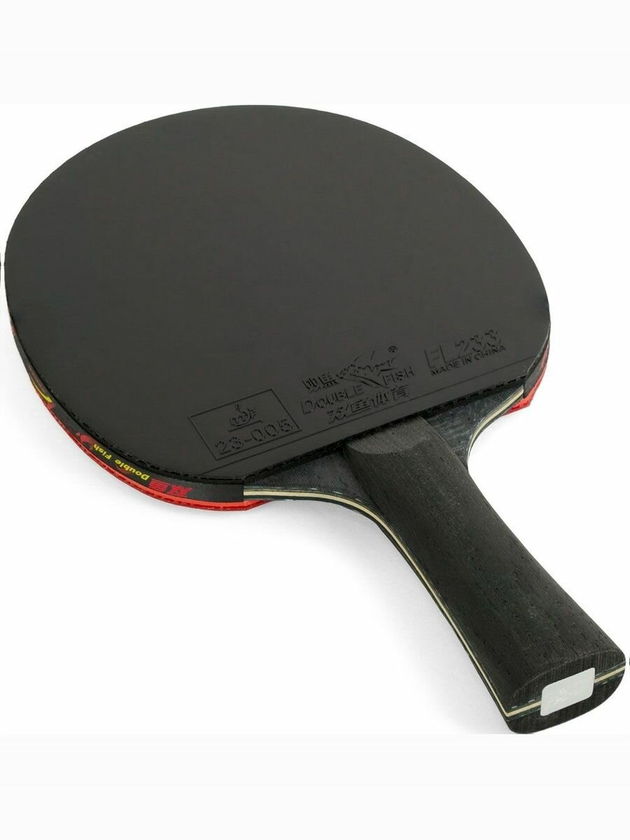 Ракетка для настольного тенниса Double Fish Black Carbon King Racket 3***, ITTF Approved