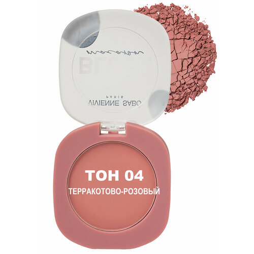 фото Vivienne sabo матовые румяна для лица терракотово-розовый macaron тон 04 сухие компактные