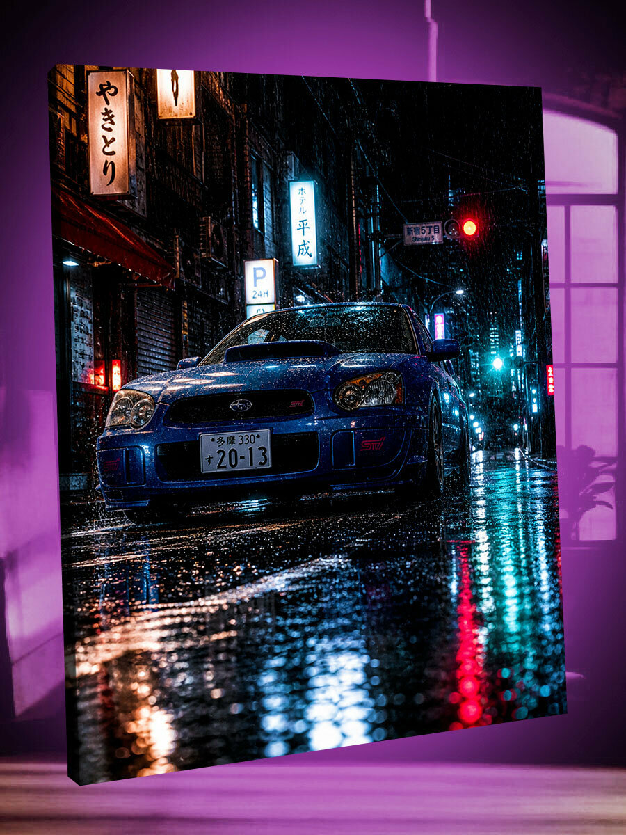 Интерьерная картина Subaru Impreza WRX STI Hawkeye