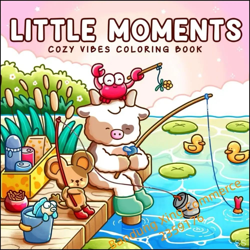 Раскраска антистресс для взрослых и подростков Coco Wyo -LITTLE MOMENTS 101