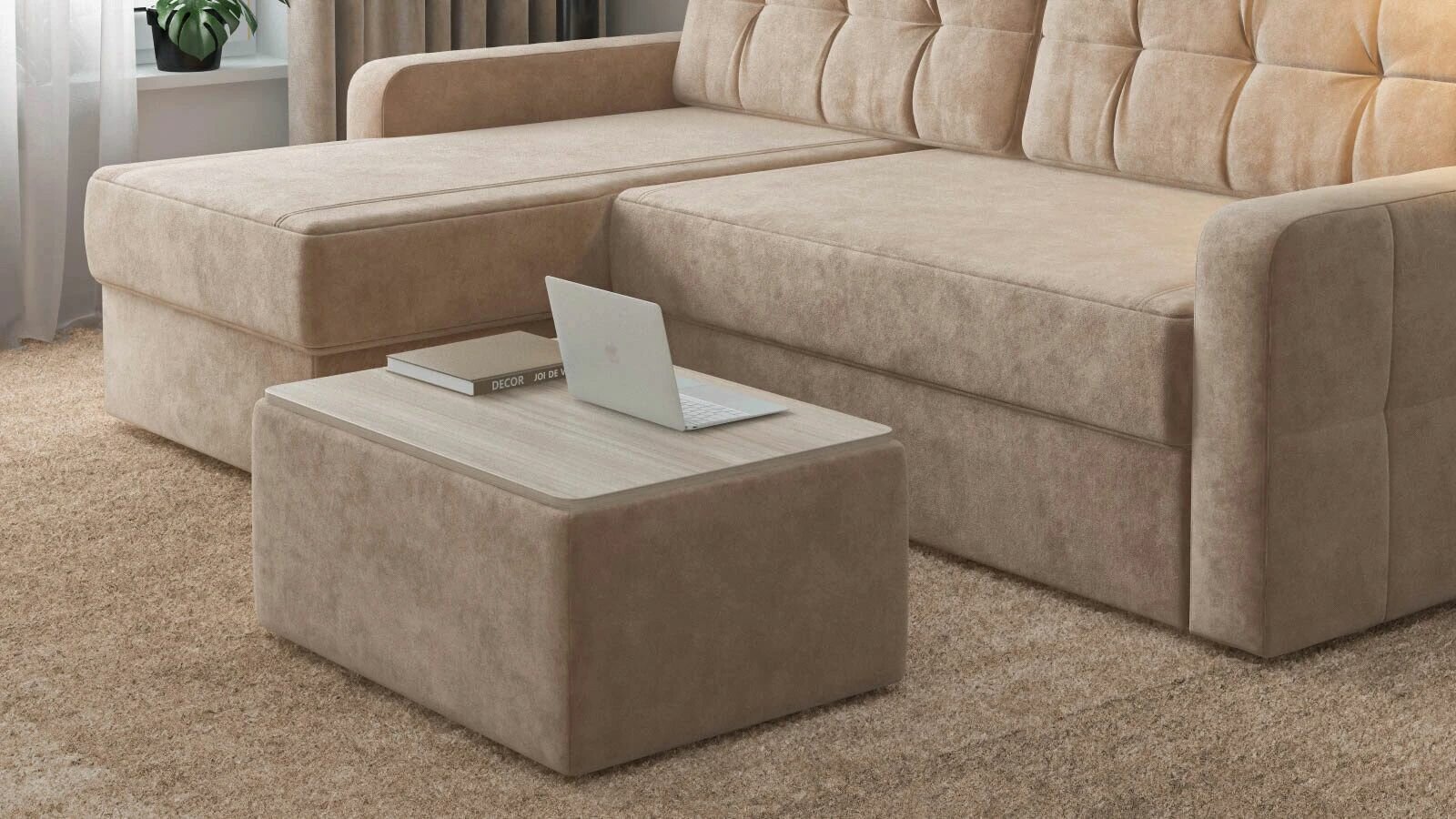 фото Журнальный стол Cristofer (Кристофер) 085*063*039 Венге Мали Тк. Casanova Seawave