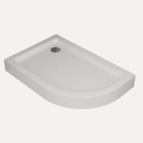 Изображение товара Поддон душевой левосторонний AM.PM Like, цвет белый, 120x80 см