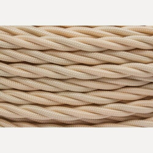 Изображение товара Провод ретро Bironi 2х1.5 матов. зол./песочн. (уп.20м), B1-424-719-20