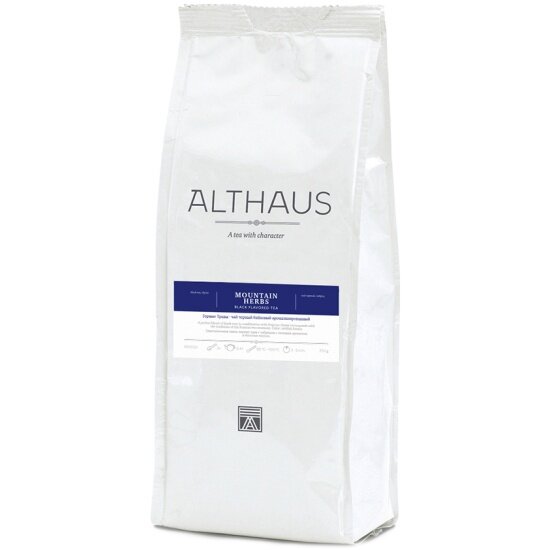 Чай черный Althaus Mountain Herbs/ Горные Травы, байховый ароматизированный, 250 г