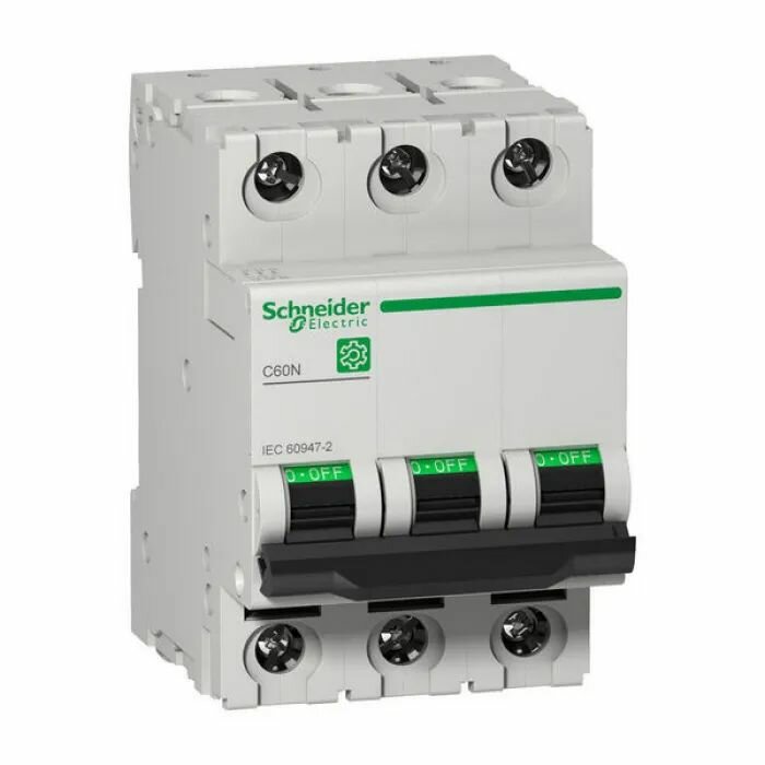 Автоматический выключатель Schneider Electric C60N 3P 50А (C) M9F11350