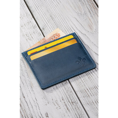 Картхолдер , фактура гладкая, синий