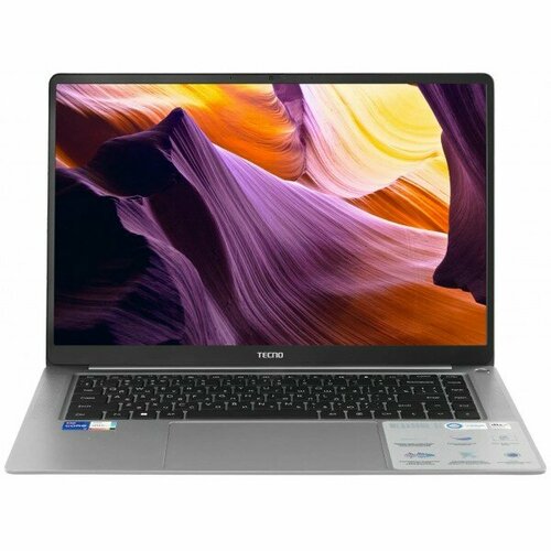 Tecno Megabook S1 16+1T WIN i7-12700H 15.6 Grey (Intel Core i7-12700H 3.2GHz/16384Mb/1Tb/Intel HD Graphics/Wi-Fi/Cam/15.6/Windows)