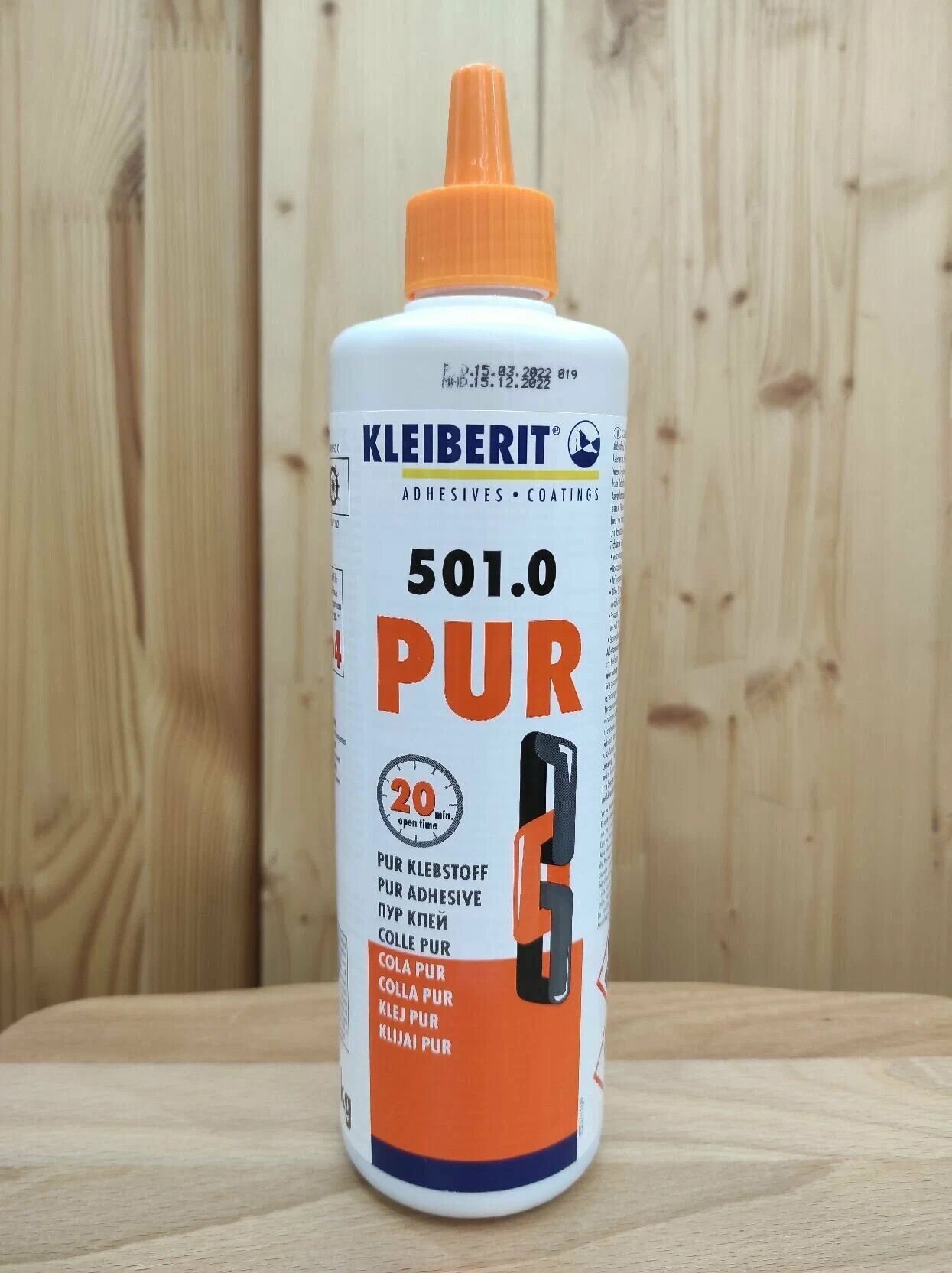 Изображение Kleiberit PUR Adhesive 501.0 Клей монтажный Клейберит, 0,5 кг