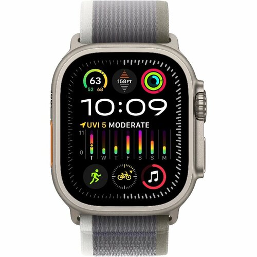 Смарт-часы Apple Watch Ultra 2 49 мм Titanium Case with GreenGrey Trail Loop - ML 10591100₽