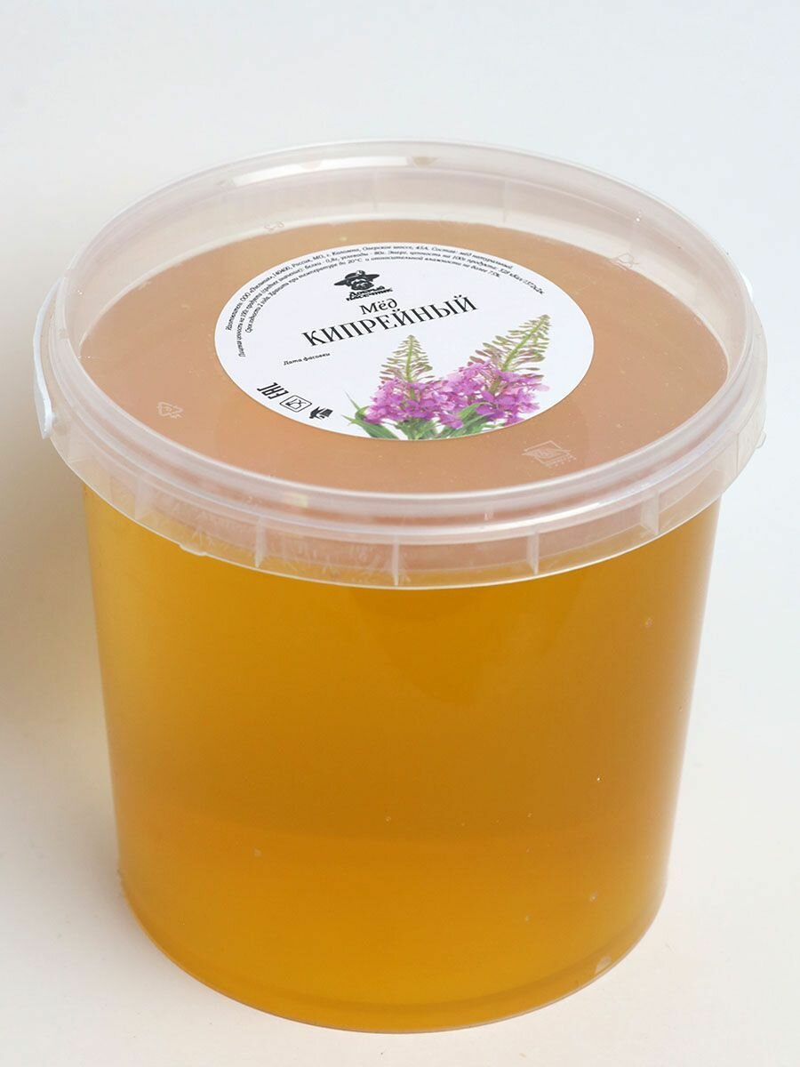 Кипрейный мед жидкий 1500 г, суперфуд, сладкий подарок - фотография № 2