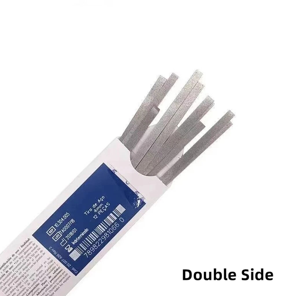 12 шт./набор, полоски для полировки металла, Double Side