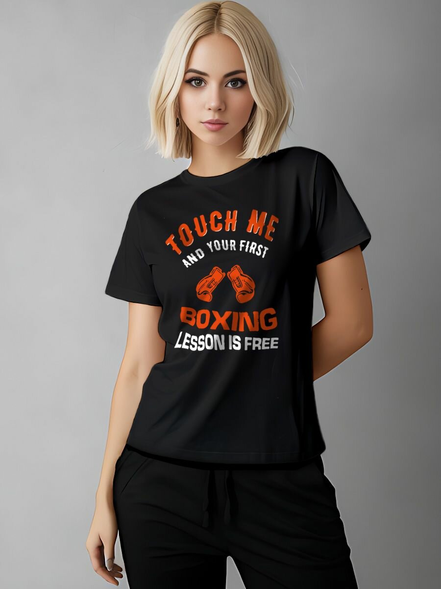 Футболка Printech размер M (42-44) черный