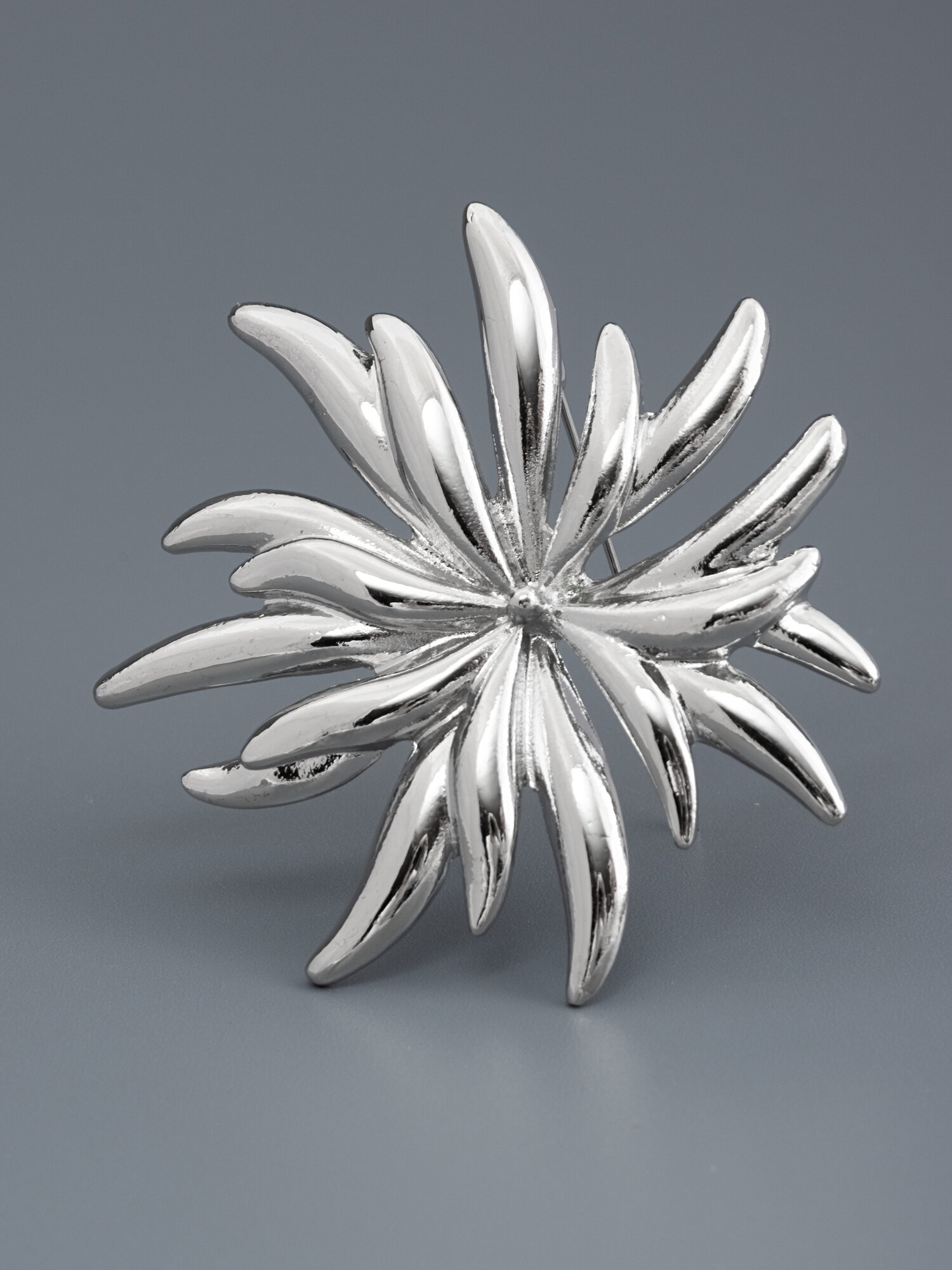 Брошь ЖемАрт, серебристый — фото 1