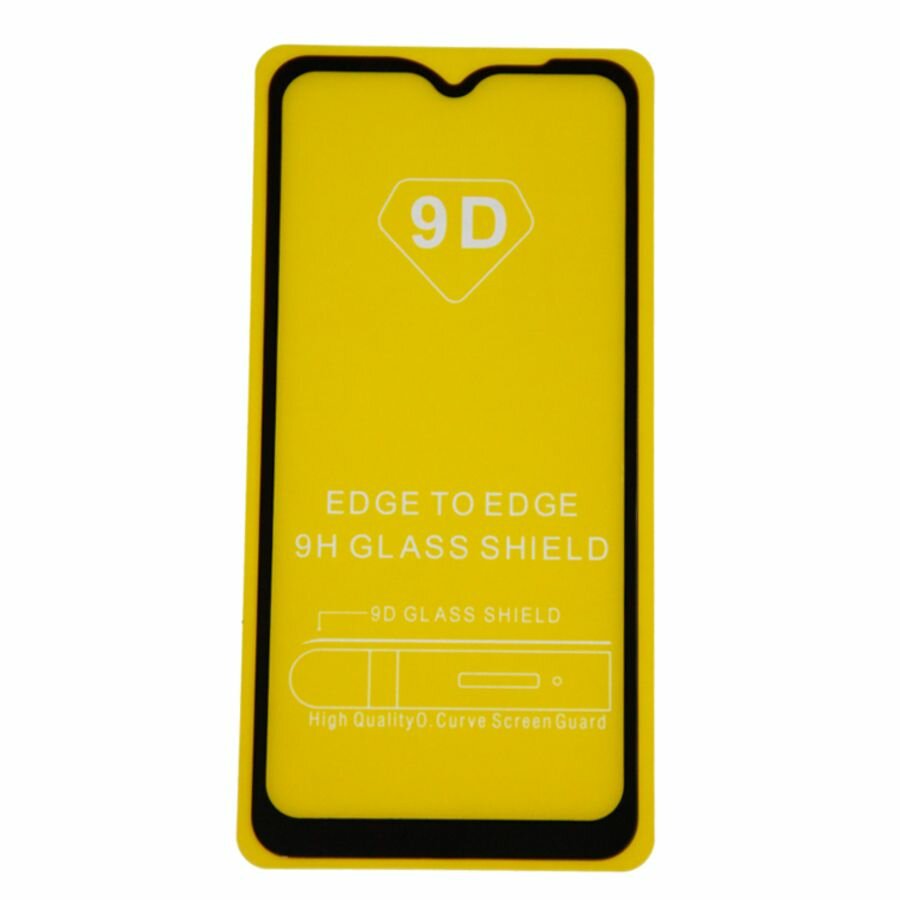 Защитное стекло для Realme C2, OPPO A1K (2,5D/полная наклейка) черный