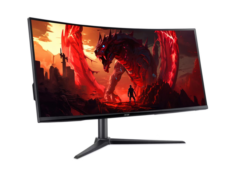 Монитор монитор/ ACER XZ340CUHBIIPHX 34', ZeroFrame Yes, Curved 1500R Black, 21:9, VA, 3440x1440, 1 / 5ms, 250cd, 100Hz, 2xHDMI(2.0) + 2xDP(1.4) + Audio outsync: FreeSync, hdr: HDR 10, hadj 100
