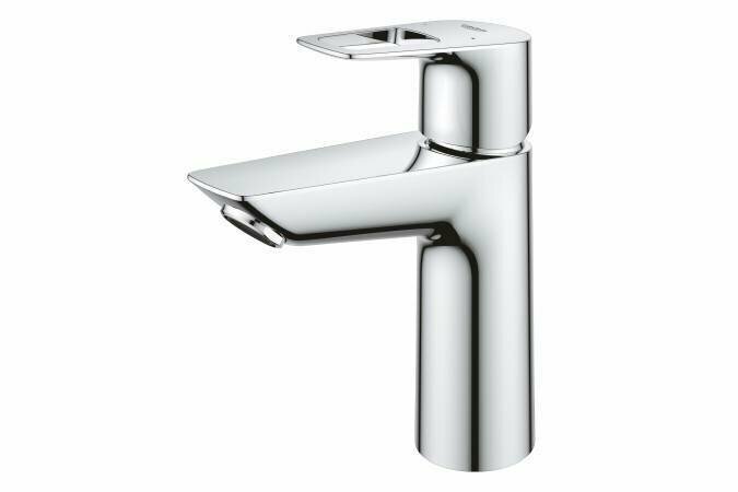 Смеситель для раковины GROHE BauLoop с нажимным донным клапаном, M-Size, хром (23886001) — фото 1
