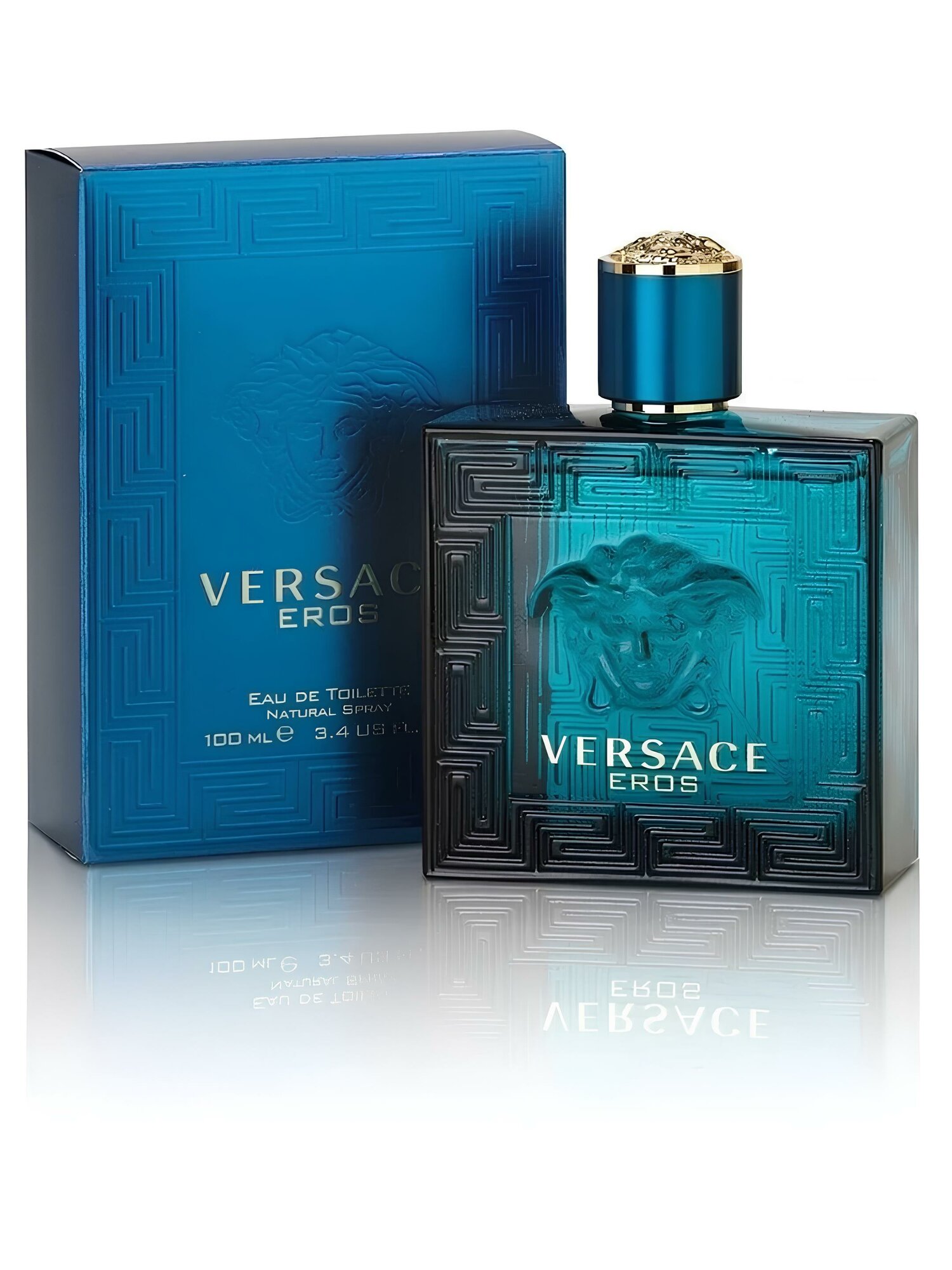 Туалетная вода VERSAGE Eros Pour Homme, мужская, фужерная, древесная, 100 мл — фото 1