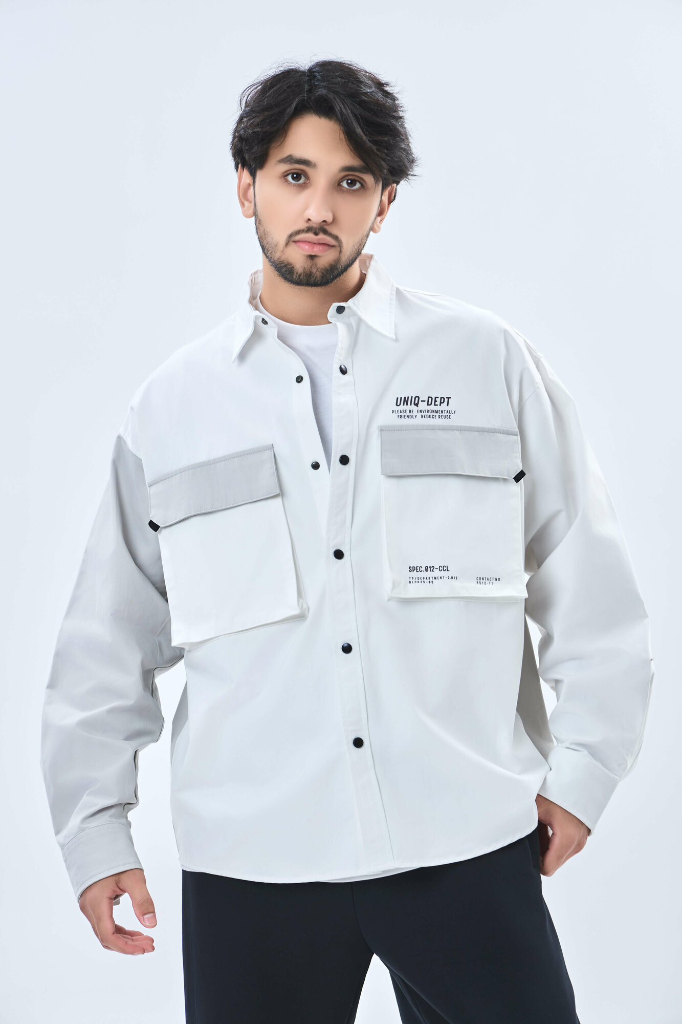 Рубашка TERRA PRO, размер M, white