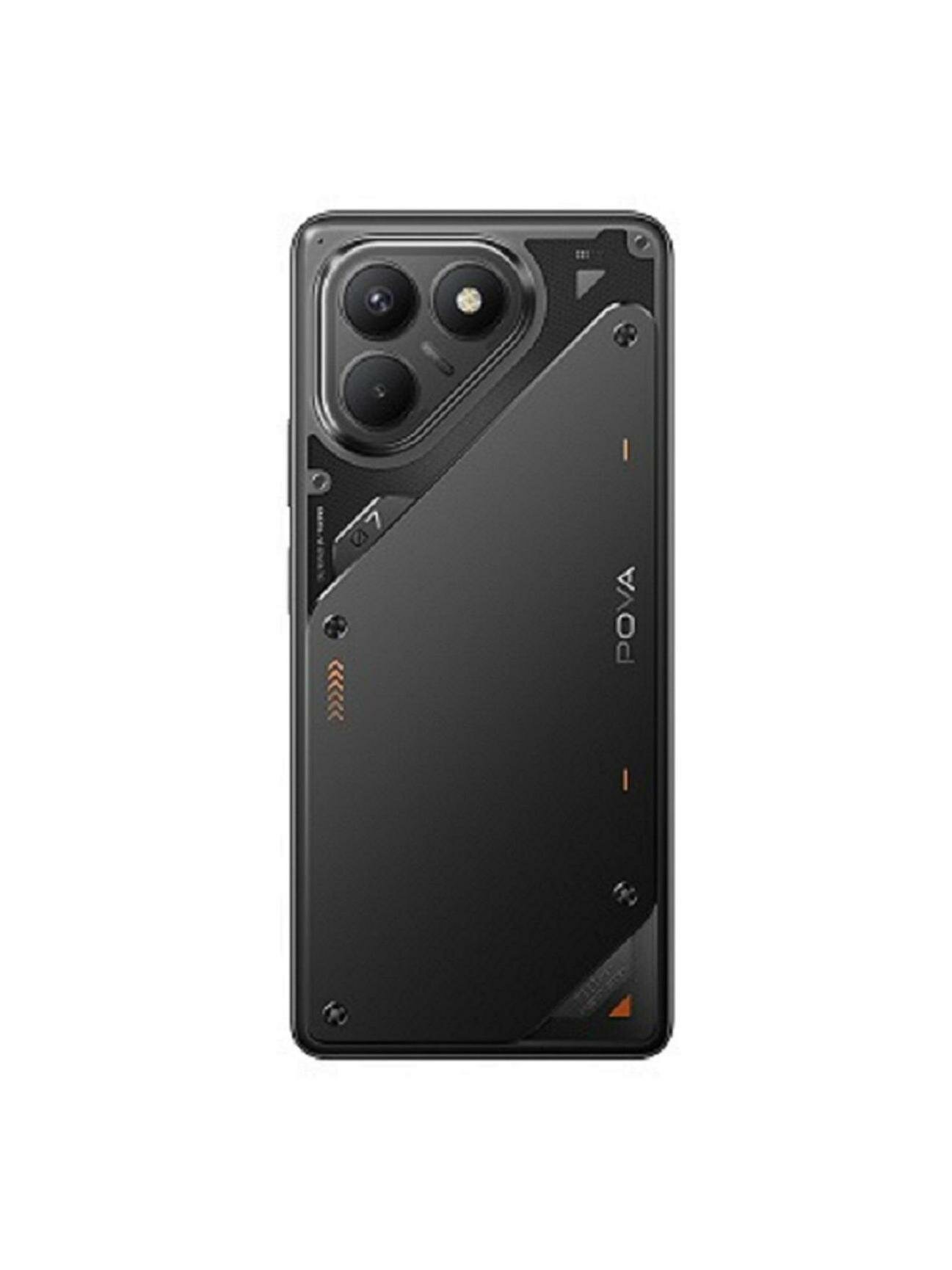 Смартфон Tecno POVA 7 Neo LJ6 8/128GB Geek Black — фото 1