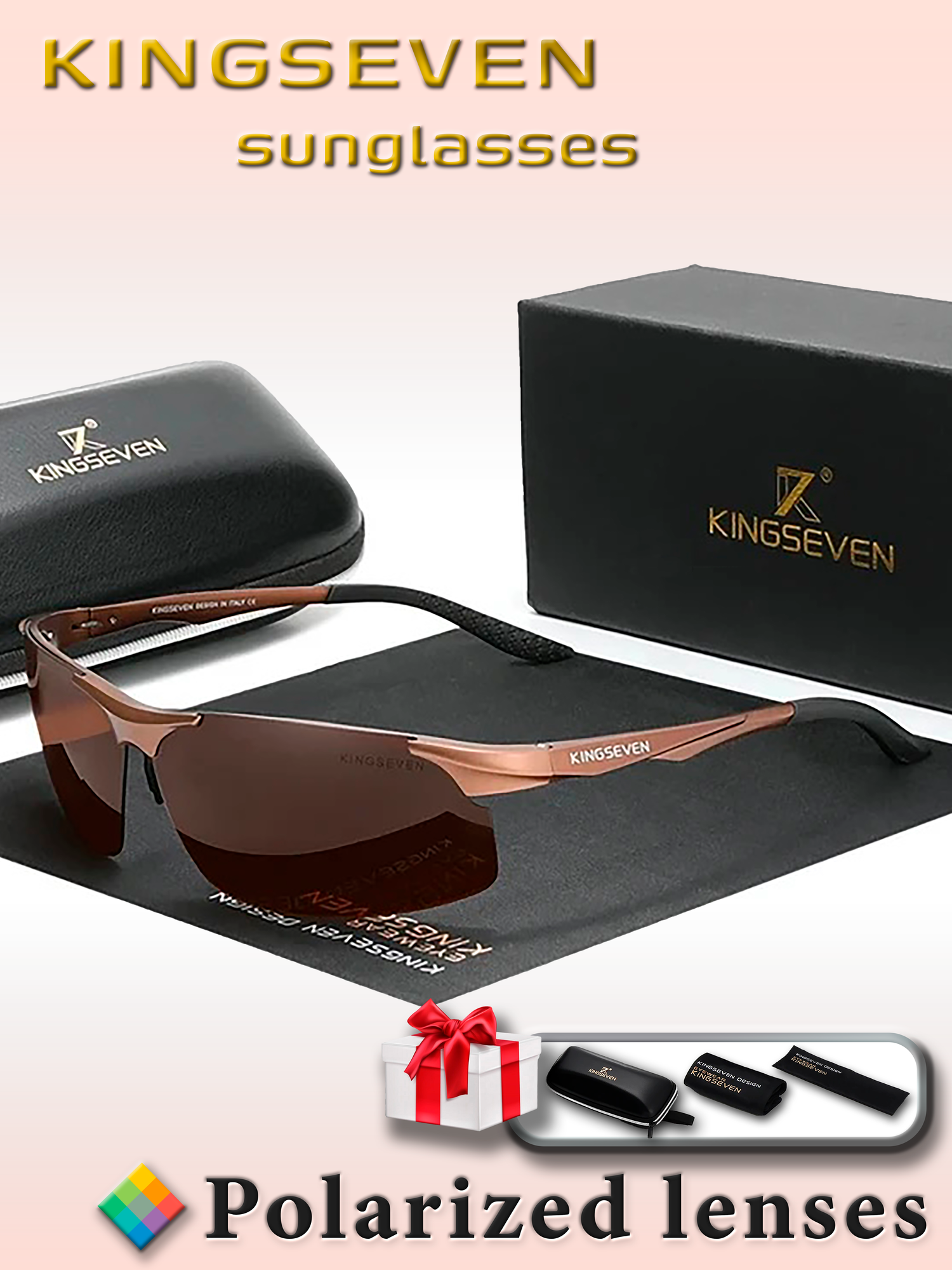 Солнцезащитные очки KINGSEVEN 
