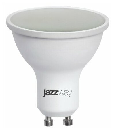 Лампа светодиодная LED 9Вт MR16 GU10 теплый | код. 2859693A | JazzWay (5шт. в упак.)