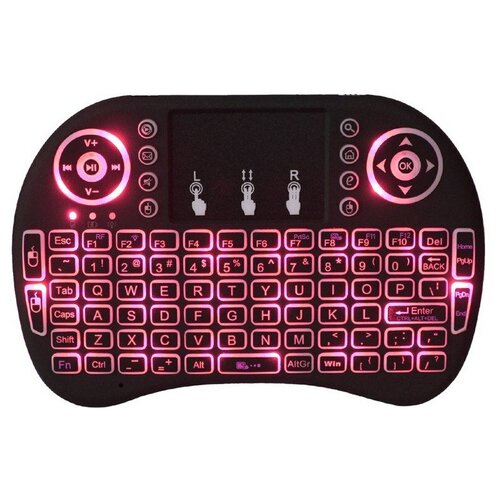 Беспроводная мини клавиатура с тачпадом подсветкой 129000₽