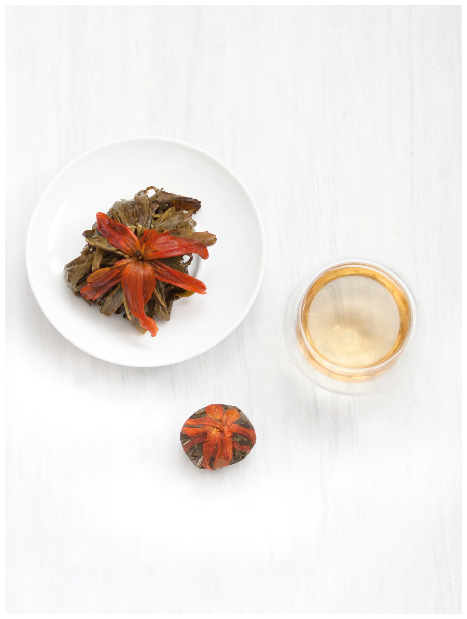 Чай связанный набор из 6шт (Бай Юй Лянь, Юй Лун Тао, Тай Ту) - фотография № 7